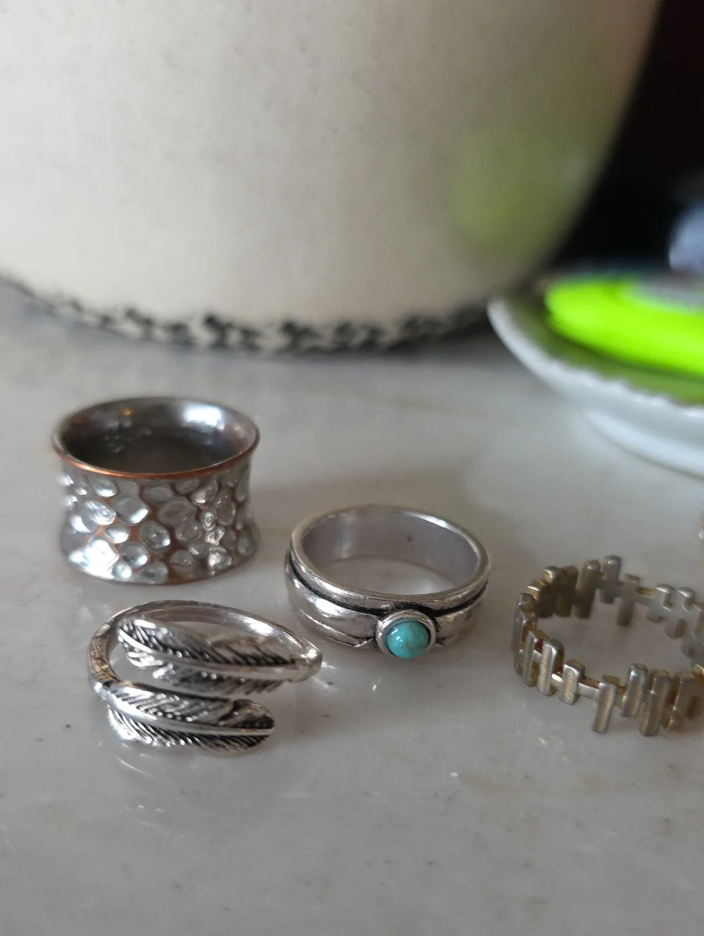 Rings Earrings And A Pendant